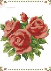 Vervaco 70.863 Bordered Roses pcs