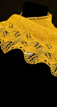 Ginkgo Shoulderette Shawl by Maggie Magali-Free