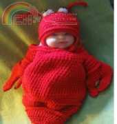 Sandys Cape Cod Originals - Sandy Powers - Cappy the Cape Cod Lobsta Cocoon and Hat