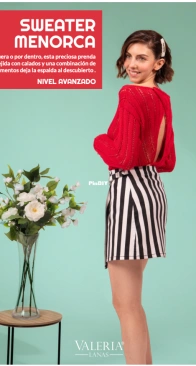 Menorca Sweater by Valeria Lanas - Spanish - Free
