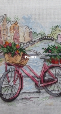 Floral Bicycle on the Bridge