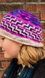 Arctic Morning Beanie by Roxana Bartlett-Free