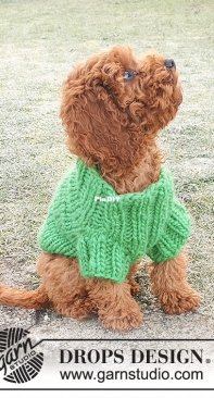 Drops Design - Good Boy Dog Sweater  - Spanish - Free
