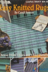 Leisure Arts - 2647 - Easy Knitted Rugs by Candi Jensen 1984