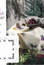 Juicy Plums from the Greek magazine "Velona & Kloste" (Needle & Thread) No 3, 2014 June, Greek