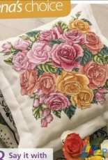 Rose Cushion by Amanda Butler from Cross Stitch Gold 134