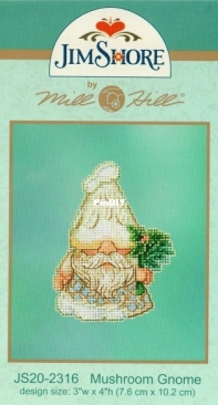 Jim Shore - JS20-2316 - Mushroom Gnome by Mill Hill