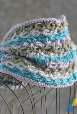 Striped Anemone Cowl by Gretchen Tracy -Free