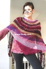 Wine country shawl by Petra Breakstone