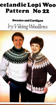 Viking Woolens 22 Icelandic Sweater and Cardigan - Free