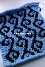 Colorwork swatch