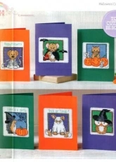 Fright Night Halloween Cards by Rhona Norrie from The World of Cross Stitching TWOCS 207 XSD
