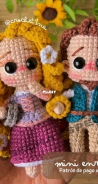 Crochetina - Paulina Cáceres - Mini Tanglet - Minis Enredados - Spanish