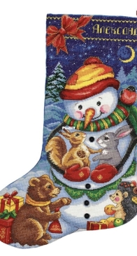 Panna PR-7165 Snowman Stocking SAGA