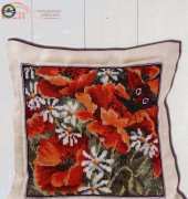 Permin of Copenhagen 83-5362 - Poppies and Butterflies