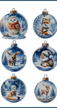 Christmas Ornaments by Victoria Pakhomova XSD