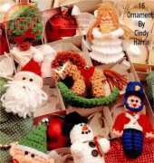 Leisure Arts#2680 Crocheted Tree Trimmers