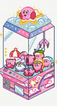 Simmina Stitch Studio - Kirby Plush Claw Machine by Trace