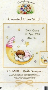 Anchor-Country Companions - CTM0001 Birth Sampler XSD+PCS