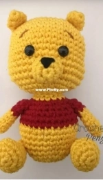 Crochet Penguin Designs-  Débora Ferreira - Winnie the Pooh - Free
