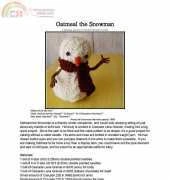 Rachel Carroll Oatmeal The Snowman