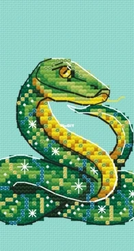 Mascot Snake by Julia / Yulia Sergeenko SAGA