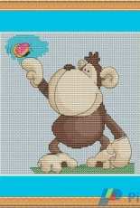 Monkey With Butterfly by Lilith Pythia /Лилит Пифия