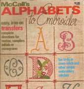 McCalls 14163 Alphabets to Embroider