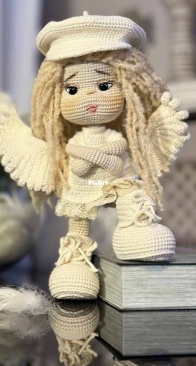 Blue Star Pattern Toys - Dorota Potoczna - Ángel de Michalina 35cm - English