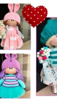 Knitted Ulia Dolls - Yulka Gorelova - Julia Gorelova - Doll - Cuerpo base de muñeca - Spanish - Translated