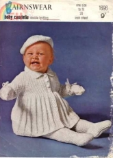 Bairns Wear 1696 - Pram Set - English