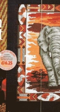 African Sunset by Maria Diaz from Cross Stitch Collection 95 PCS + XSD