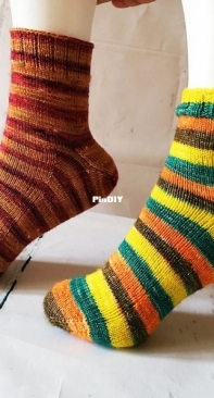 My Toe-Up Socks Recipe by Krityum