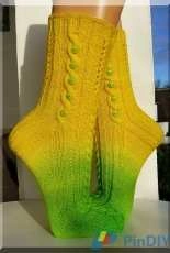 Seelenwanderung Socks by Micha Klein/Wolletraun-German-Free