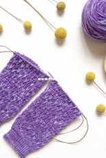 Lavender Blossom Socks by Life Is Cozy-Free