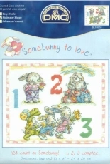 DMC BL746/51 Somebunny to Love - 123 Count on Somebunny