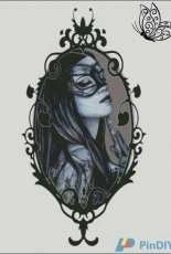 Tilton Crafts - Midnight Masquerade Cameo by Rossana Castellino