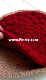 The Garnet Leaf - Melanie Moreau - Pie Oven mitts - Free
