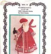 Hanky Panky Designs_ Scarfed Santa HPD-94