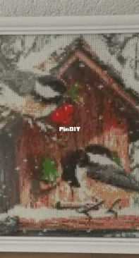 diamond painting winterbirds