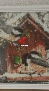 diamond painting winterbirds