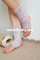 Orchids Yoga Socks by Merethe Naas