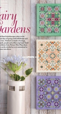 Fairy Gardens by Carolyn Manning from Just Cross Stitch April 2020