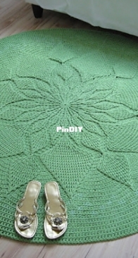 Magic Carpet Studio - Latające Dywany - Green Leafy Carpet - Free