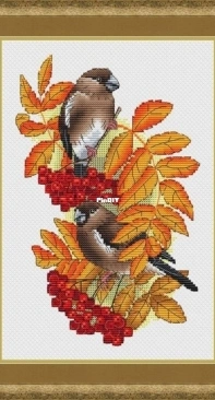 SA-Stitch-Bulfinches On The Rowan by Serafima Abramova XSD