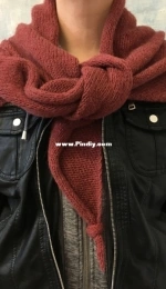 Terracotta Shawl by zarina keyani-Free