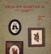 Country Cross Stitch Wildlife Sampler IX Joyce Bailey 1978
