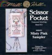 Mill Hill MHSP2 - Misty Pink Sampler Scissor Pocket