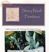 Stacy Nash Primitives - Seek joy in all things - Pinkeep Pillow