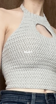 Crochet and a Little Knit - Cut Out Halter - Free